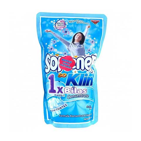 SO KLIN SOFTENER BLUE POUCH 900ML